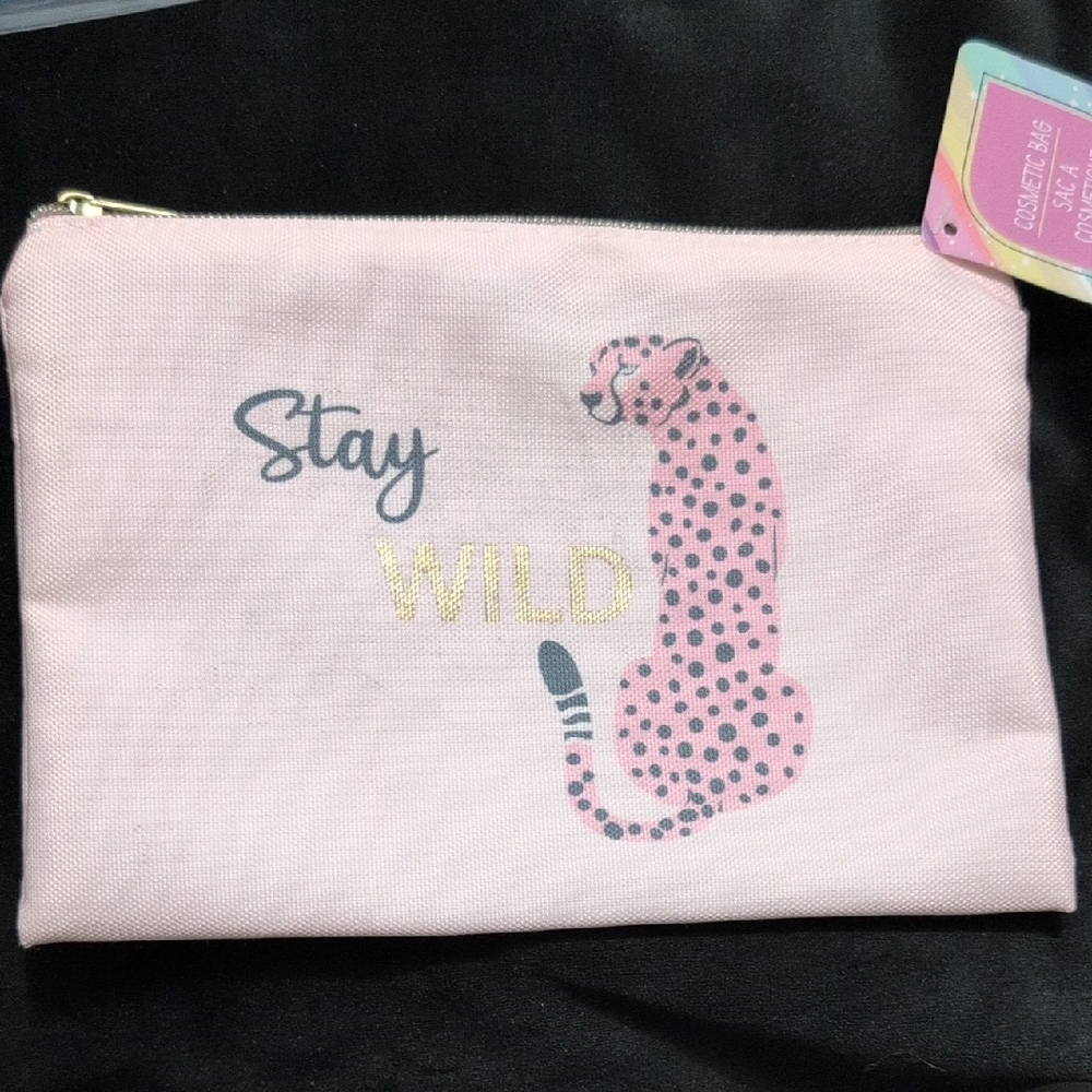 *FREE with any Bundle Purchase* Pink Cheetah Print Pouch